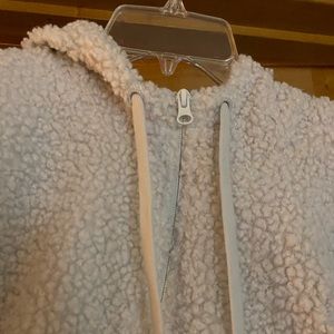 Oversized Large Sherpa Adidas Jacket